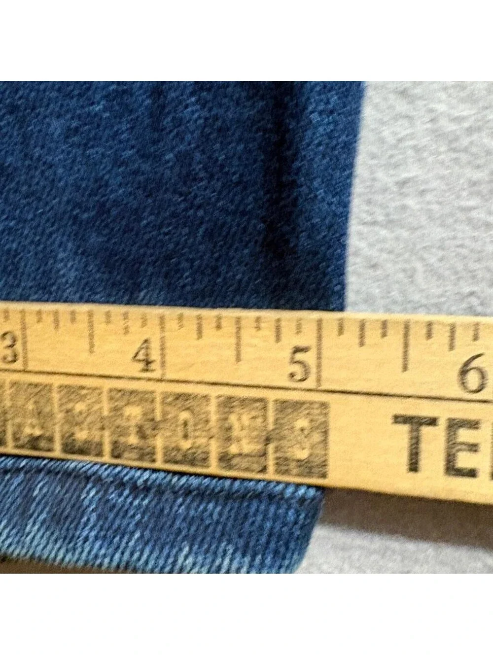 Candiani Denim Jeans Womens Size Medium Blue Distressed Italian Cotton Blend